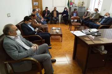 دیدار مدیر کل دامپزشکی استان خراسان رضوی با همکاران شبکه دامپزشکی شهرستان چناران به جهت معارفه رئیس 